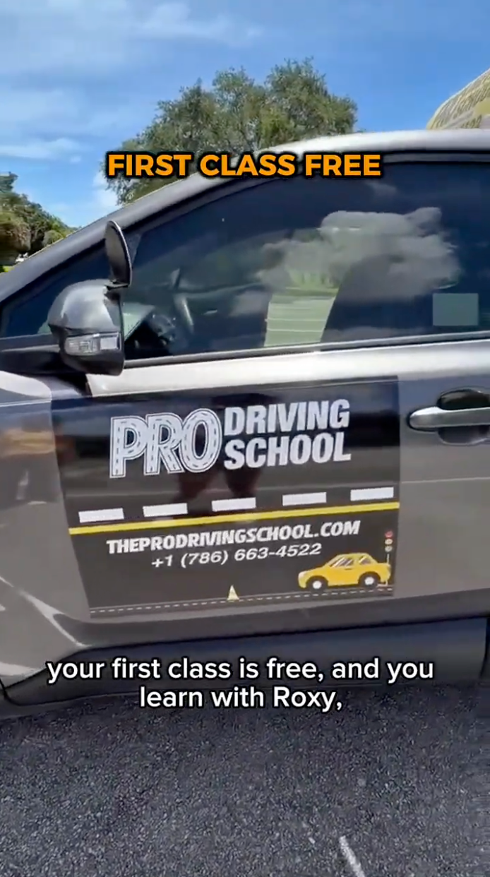 Pro Driving School — creativo